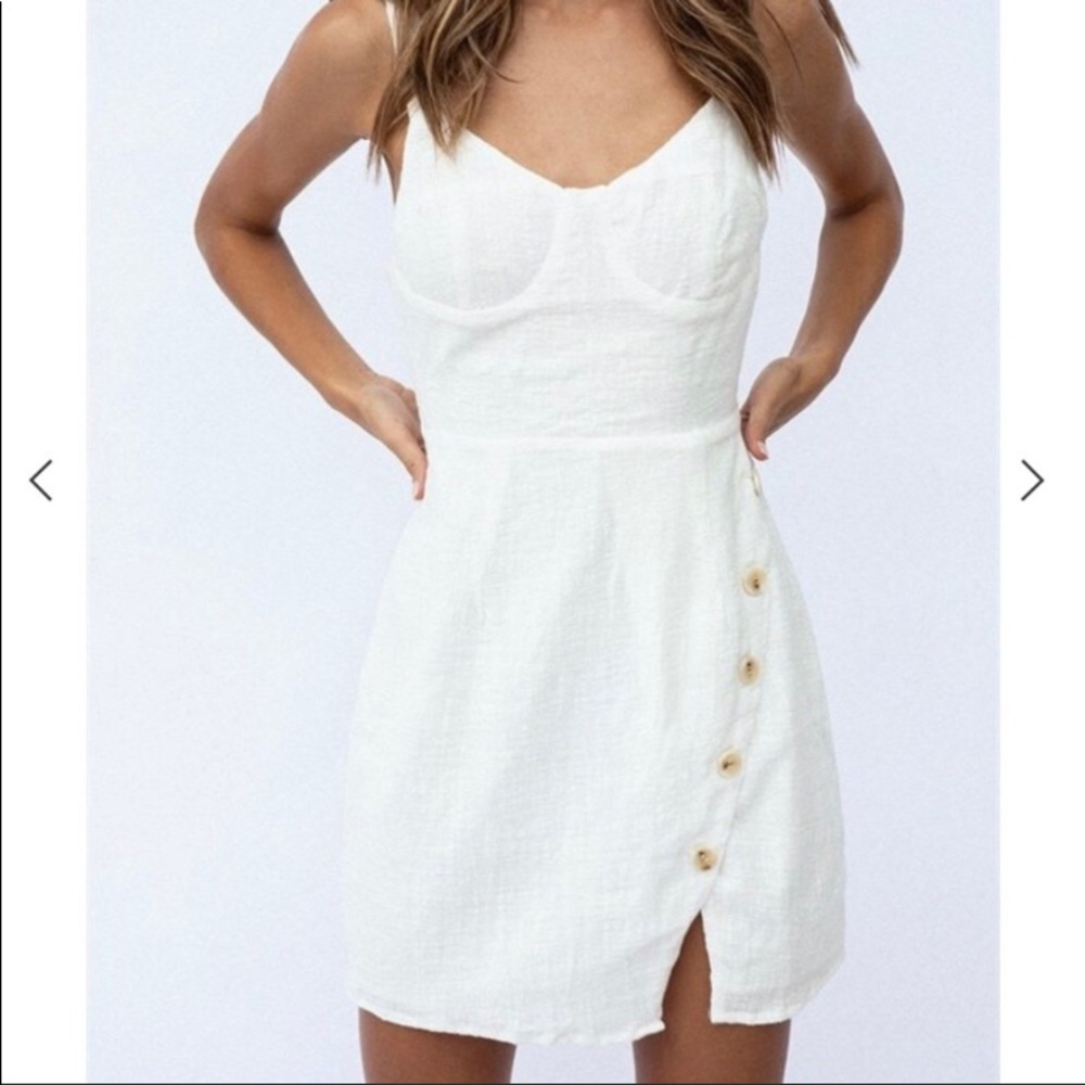 NWT Sabo Skirt white Oliviana dress